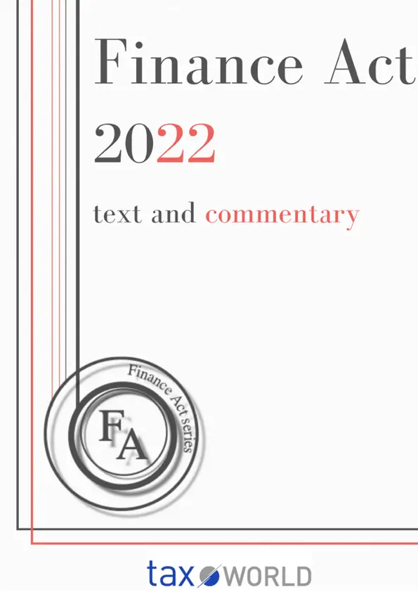 Finance Act 2022